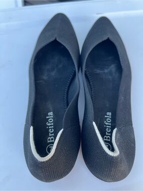 Black Women's Slip-On Ballet Flats Breifola